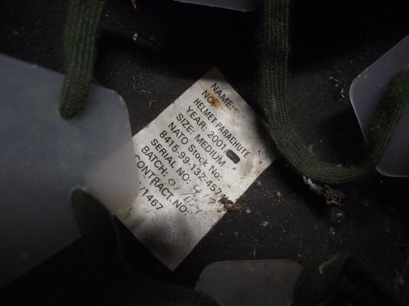 British Ballistic Helmet Parachute. M76.