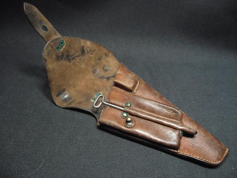 Swedish M/1940 Lahti Pistol Holster and Tools.