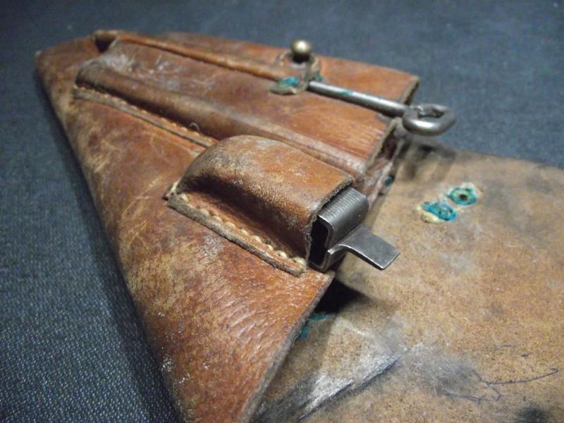 Swedish M/1940 Lahti Pistol Holster and Tools.
