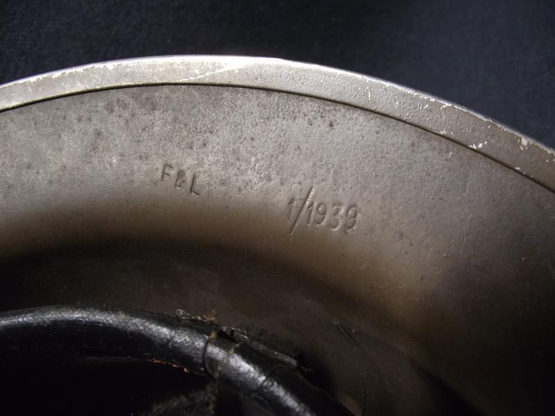 Scarce Early Matching 1939 Dated British MKII Steel Helmet