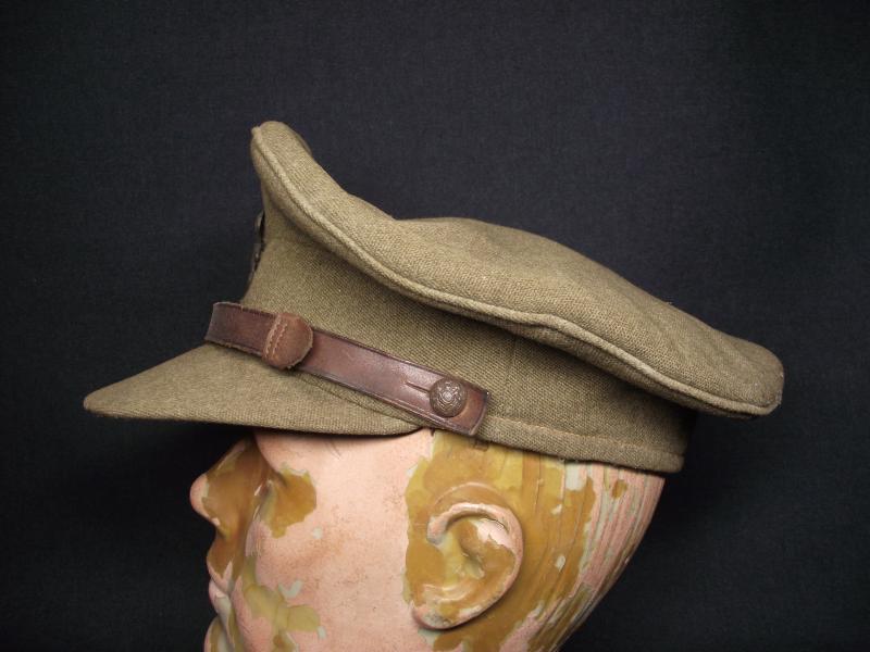 WW2 Welch Regiment Officers Visor Cap.
