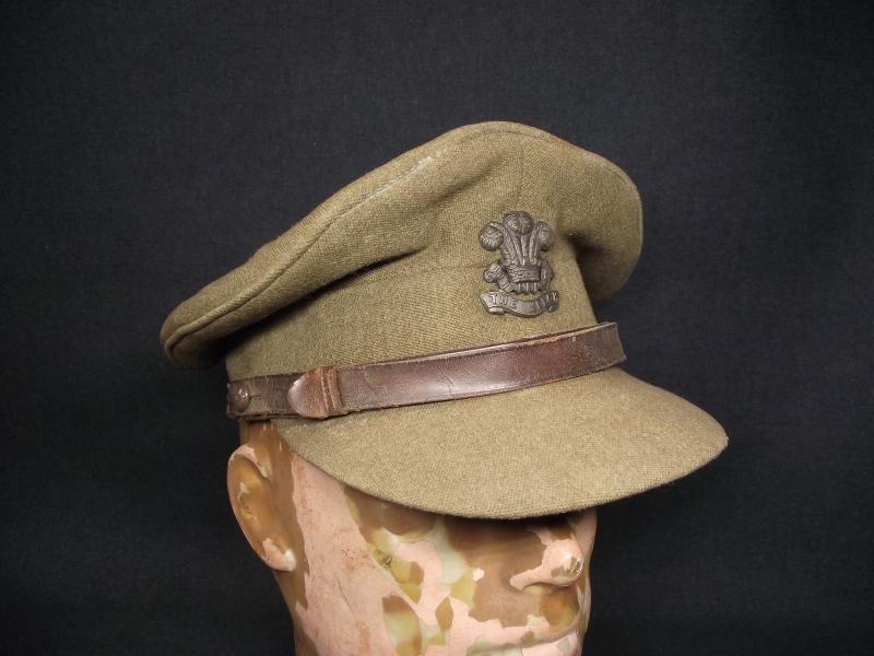 WW2 Welch Regiment Officers Visor Cap.
