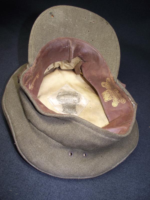 WW2 Welch Regiment Officers Visor Cap.