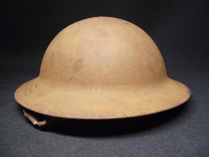 1940 Dated British Army  MKII Steel Helmet Relic. Cardiff.