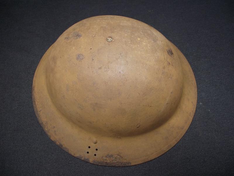 1940 Dated British Army  MKII Steel Helmet Relic. Cardiff.