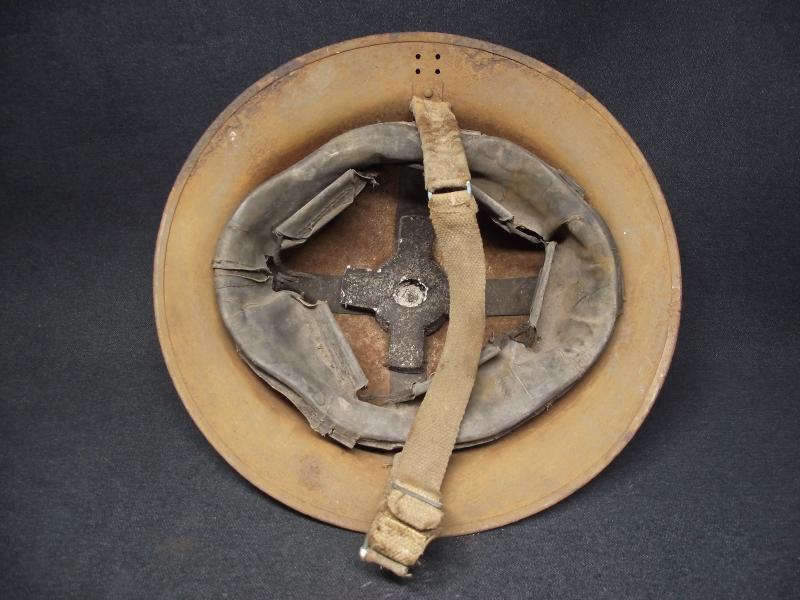 1940 Dated British Army  MKII Steel Helmet Relic. Cardiff.