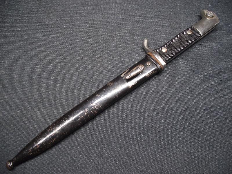 WW2 German Military ''Walking Out'' Parade Bayonet. Maker and Distributor Marked. E.Pack.