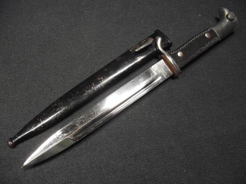 WW2 German Military ''Walking Out'' Parade Bayonet. Maker and Distributor Marked. E.Pack.