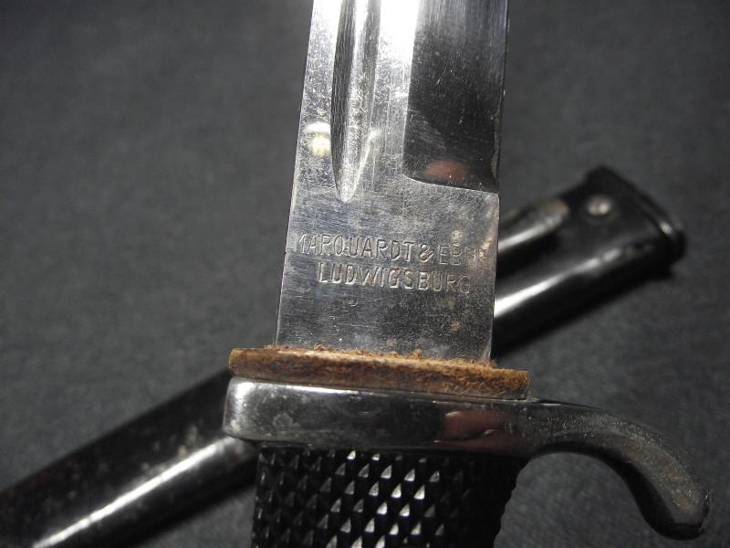 WW2 German Military ''Walking Out'' Parade Bayonet. Maker and Distributor Marked. E.Pack.