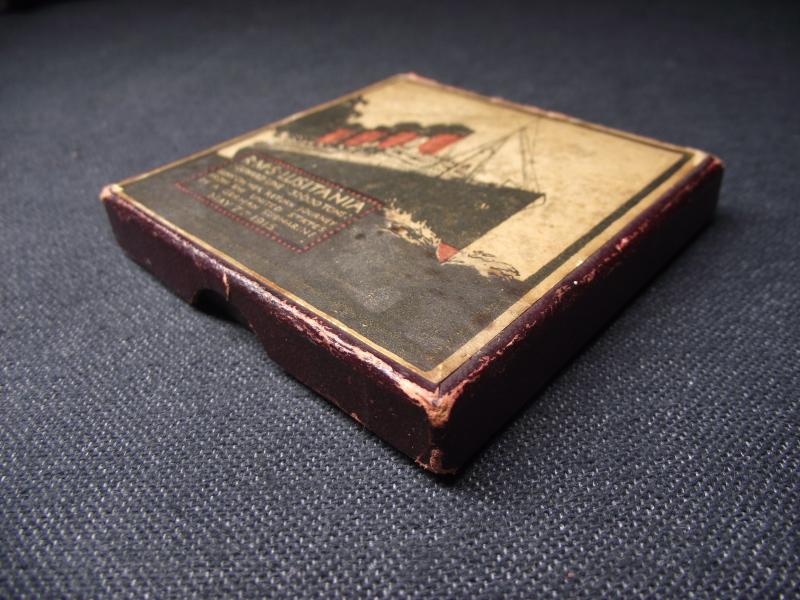 WW1 British Boxed RMS Lusitania Medal.