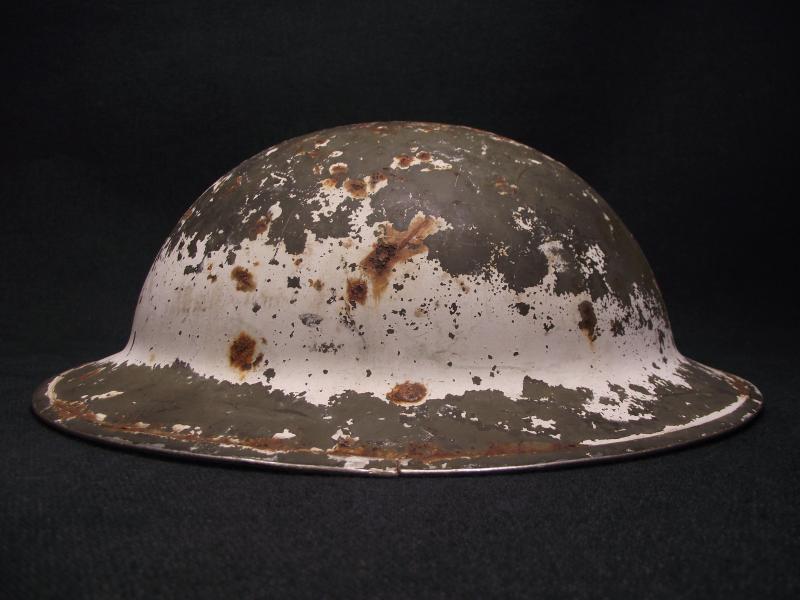 WW2 British MK2 ''DC''Steel Helmet. Decontamination Leader.