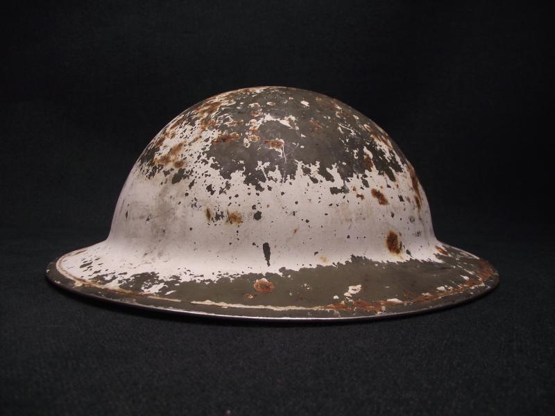 WW2 British MK2 ''DC''Steel Helmet. Decontamination Leader.