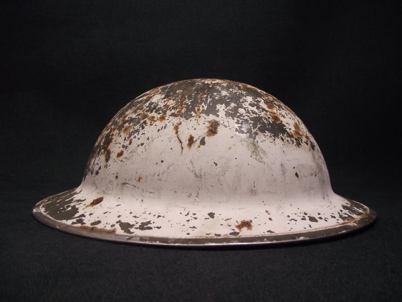 WW2 British MK2 ''DC''Steel Helmet. Decontamination Leader.