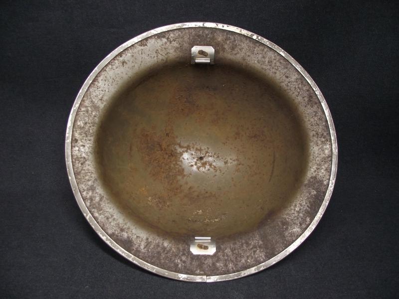 WW2 British MK2 ''DC''Steel Helmet. Decontamination Leader.
