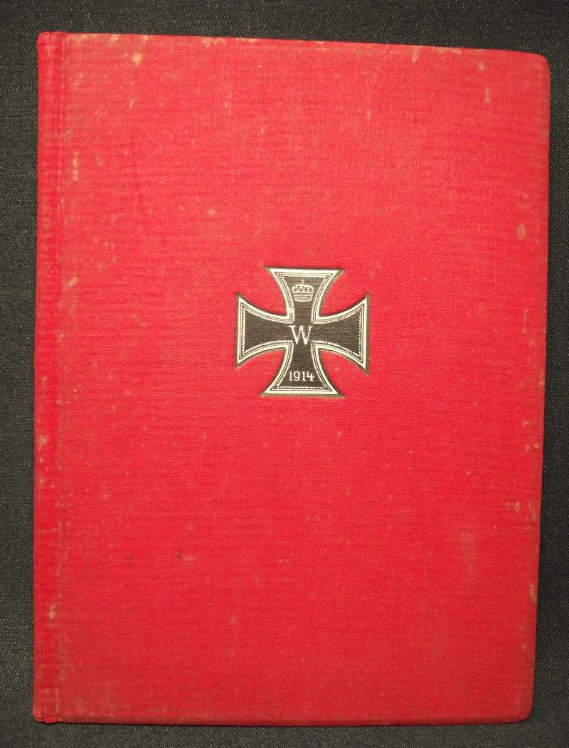 Imperial German WW1 Service Memorial Book.