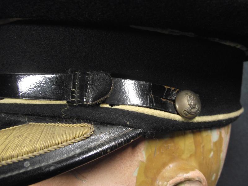 WW2 British Army Pay Corps Field Officers Peaked Cap.