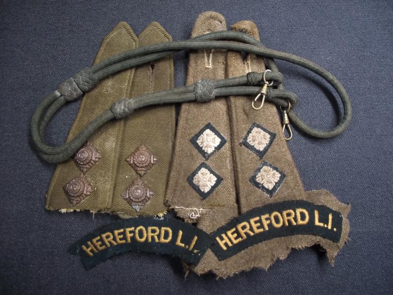 WW2 Hereford Light Infantry Officers Insignia.