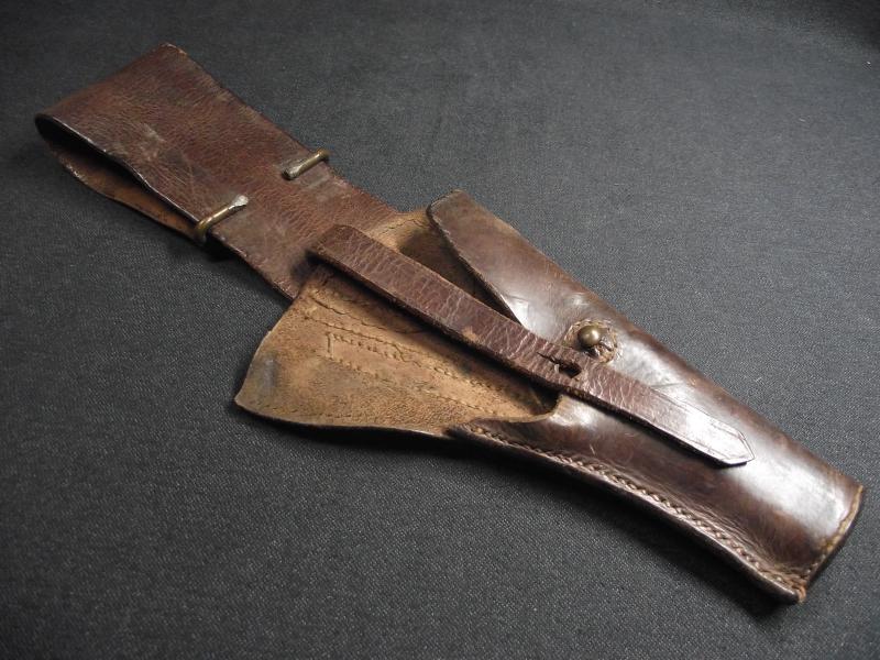 WW2 British Open Top Pistol Holster Field Conversion. Tank Holster.