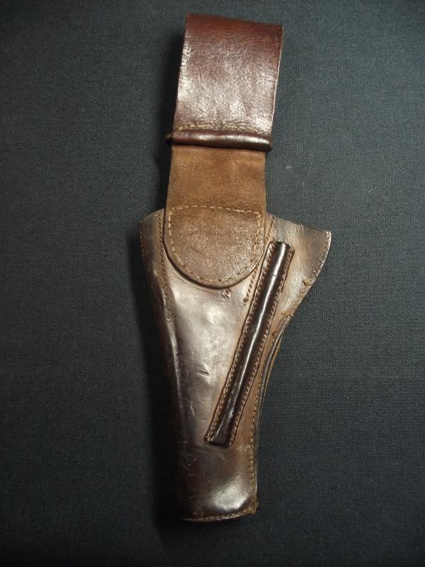 WW2 British Open Top Pistol Holster Field Conversion. Tank Holster.