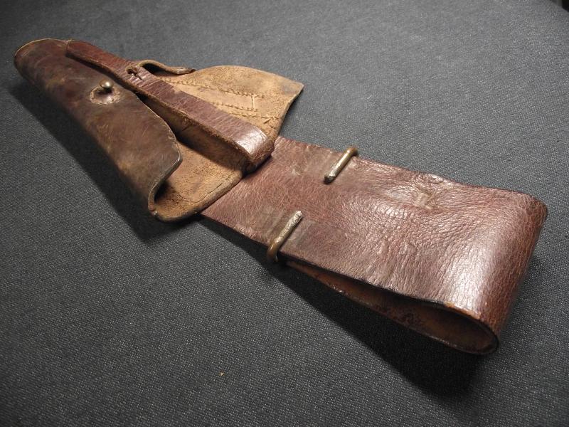 WW2 British Open Top Pistol Holster Field Conversion. Tank Holster.
