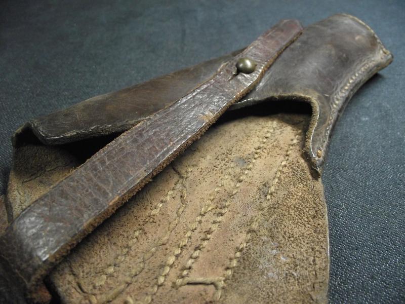 WW2 British Open Top Pistol Holster Field Conversion. Tank Holster.