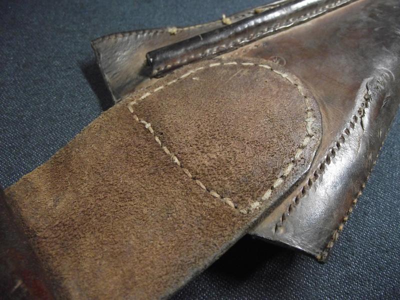 WW2 British Open Top Pistol Holster Field Conversion. Tank Holster.