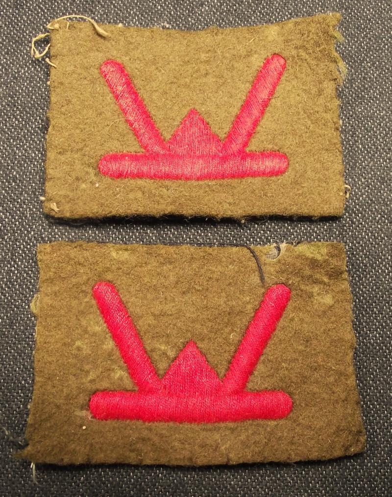53rd Welsh Division Formation Arm Patches.