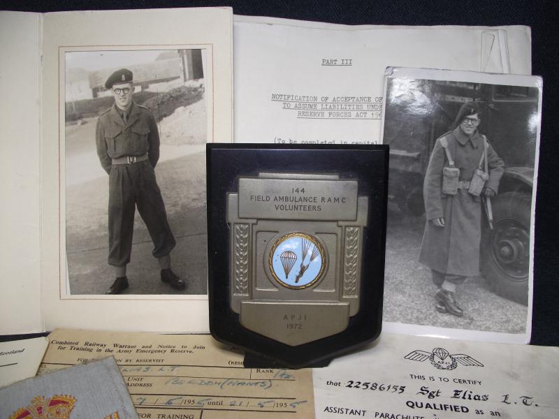 Korea Campaign and TA 144 Parachute Field Ambulance Grouping. Cardiff.