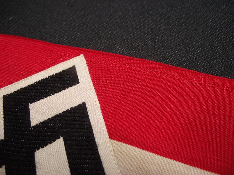 Mint Hitler Youth Armband. Unissued with RZM Paper Tag.