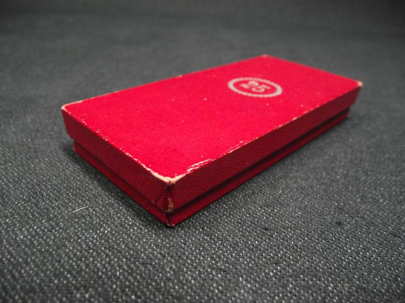 Boxed 25 Year Faithfull Service Medal. Wachter & Lange.