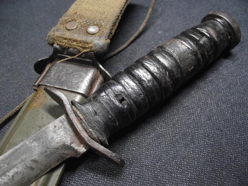 WW2 U.S. M3 Fighting Knife. Utica.