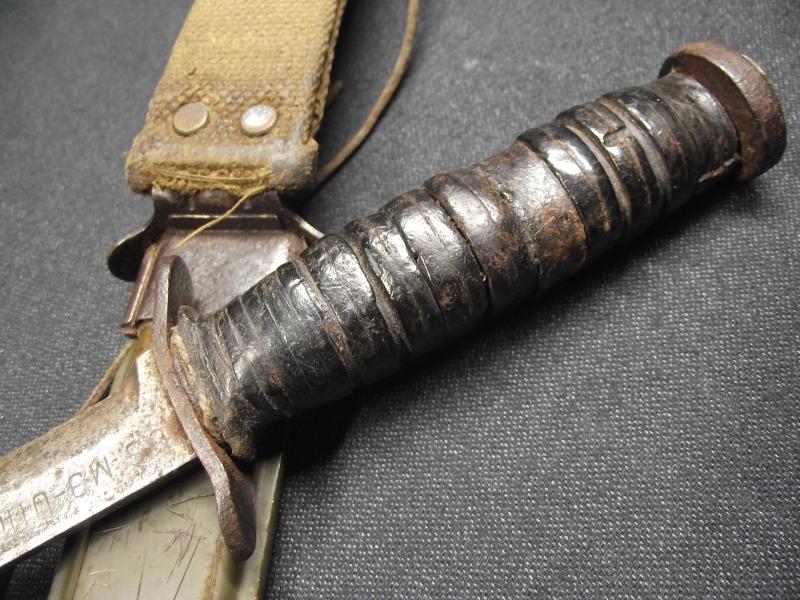 WW2 U.S. M3 Fighting Knife. Utica.
