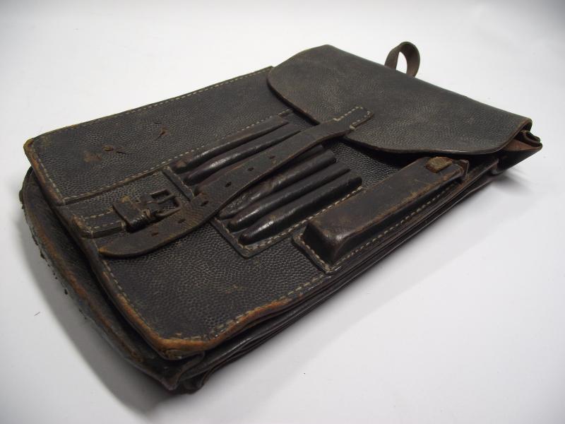 WW2 German M35 Leather Map Case.