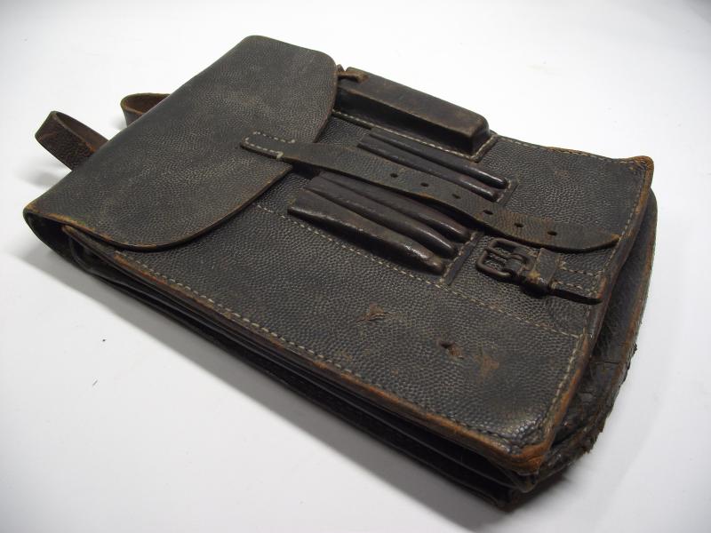 WW2 German M35 Leather Map Case.