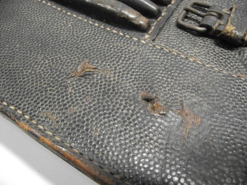 WW2 German M35 Leather Map Case.