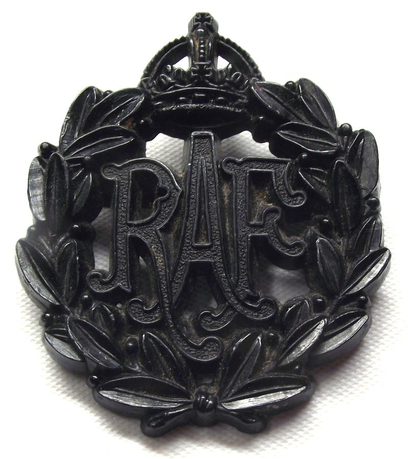 Plastic Economy RAF Cap Badge.