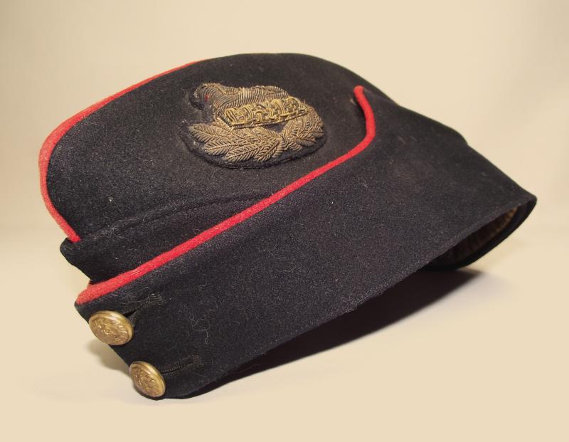 Gloucestershire Regiment Officers Side Cap with Bullion Insignia. Hawkes and Co Ltd.
