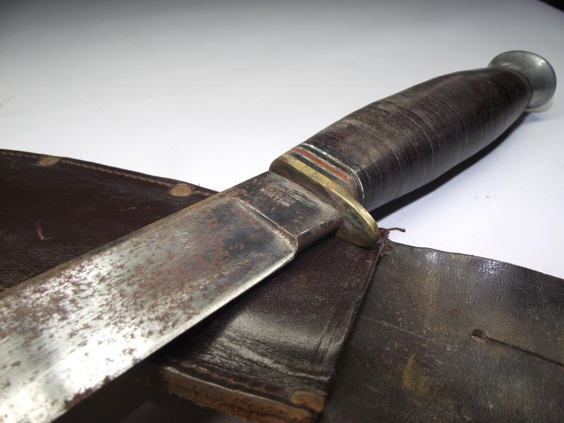 Large Vintage Sheath Knife. Rodgers.