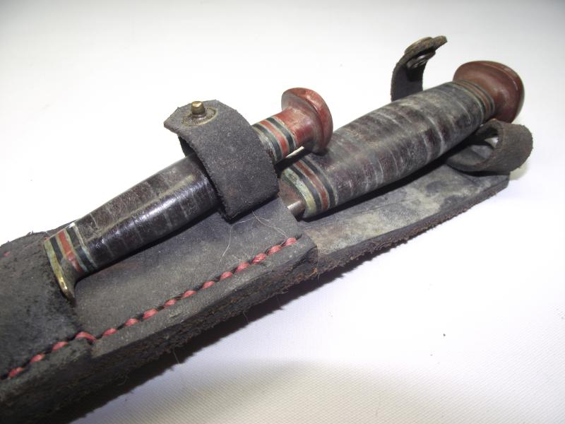 Vintage Sheath Knife Pair. Rodgers.