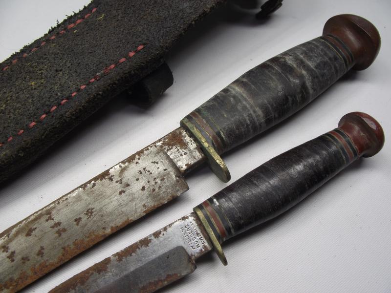 Vintage Sheath Knife Pair. Rodgers.