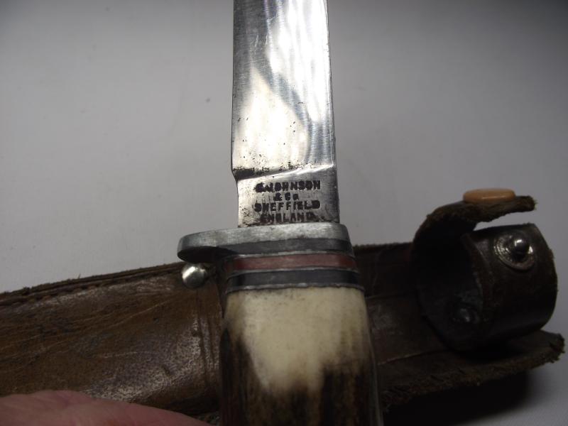 Vintage Sheath Knife. Johnson.