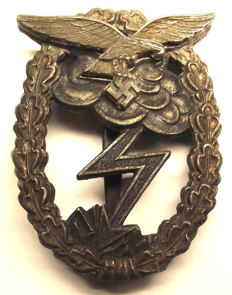 WW2 German Luftwaffe Ground Assault Badge. MM-RK, Karneth.