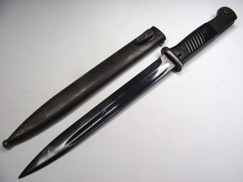 WW2 German Matching Numbers K98 Bayonet. Horster, 1940.