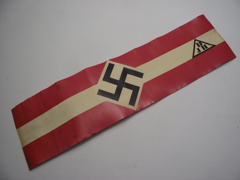 Hitler Youth DJH Donation Tin ''Wrap Round'' Paper Label.