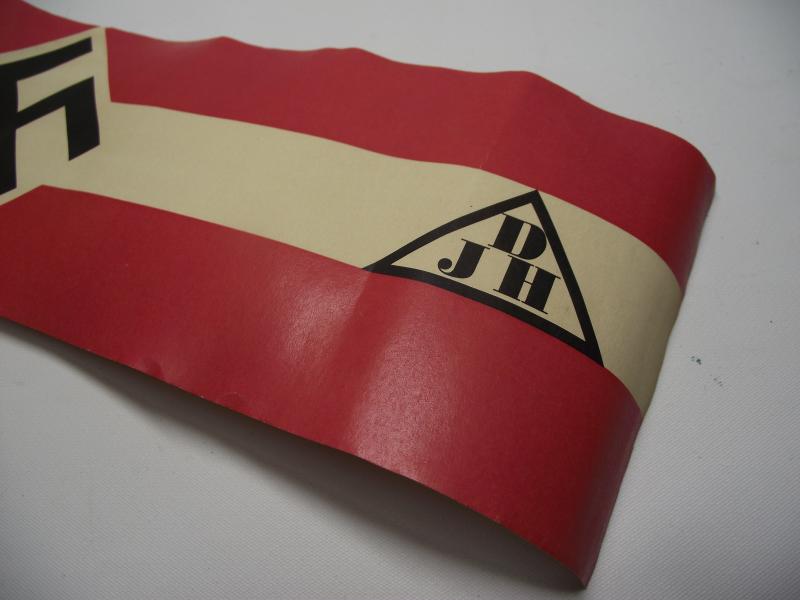 Hitler Youth DJH Donation Tin ''Wrap Round'' Paper Label.