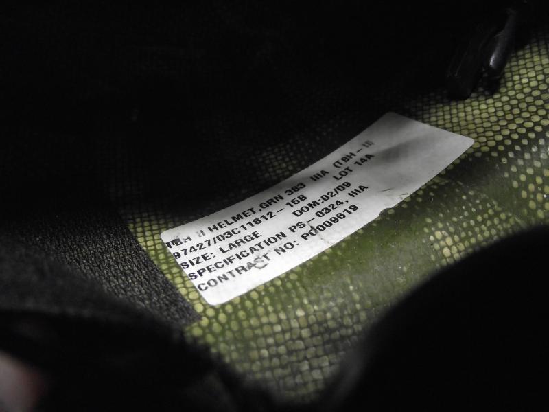 Used Tactical Ballistic Helmet .TBH-II.