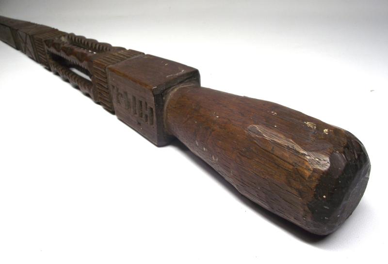 British POW Souvenir Walking Stick. Milag/Westertimke, 1944.