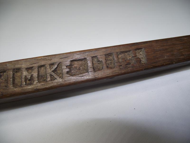 British POW Souvenir Walking Stick. Milag/Westertimke, 1944.