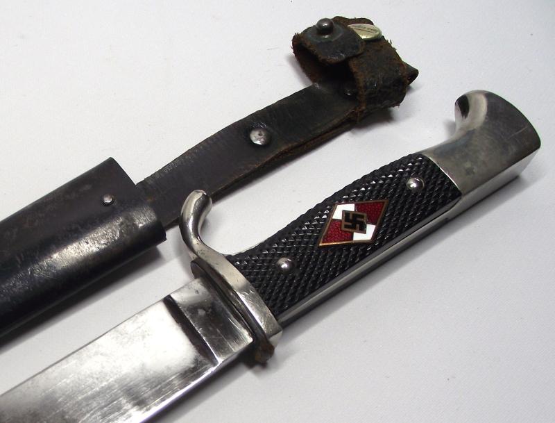 WW2 Hitler Youth Knife. M7/13 - Arthur Schuttelhofer.