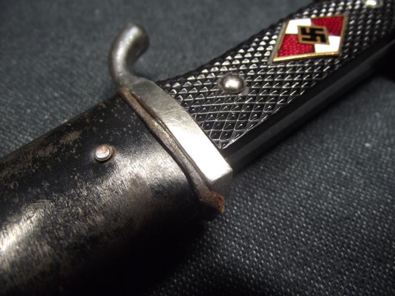 WW2 Hitler Youth Knife. M7/13 - Arthur Schuttelhofer.